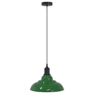 Höhenverstellbare Pendelleuchte Grün E27 Ø31cm