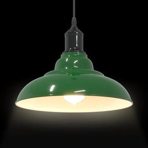 Höhenverstellbare Pendelleuchte Grün E27 Ø31cm