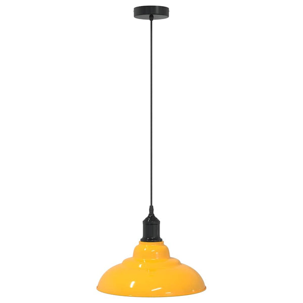 Gelbe Pendelleuchte Höhenverstellbar E27