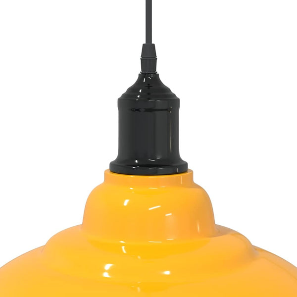 Gelbe Pendelleuchte Höhenverstellbar E27