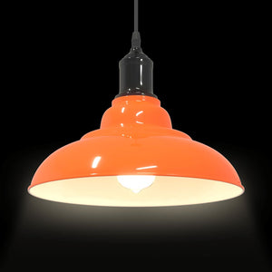 Höhenverstellbare Pendelleuchte Orange Ø31cm