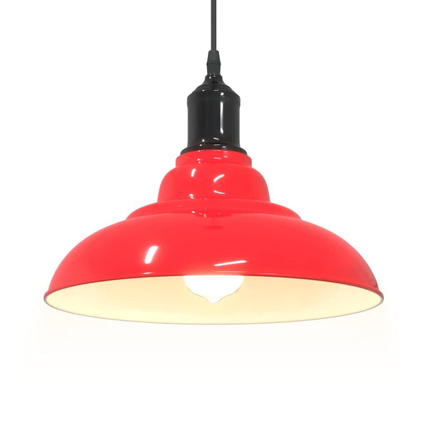 Höhenverstellbare Pendelleuchte Rot Ø 31cm