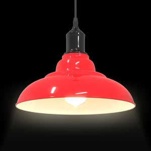 Höhenverstellbare Pendelleuchte Rot Ø 31cm
