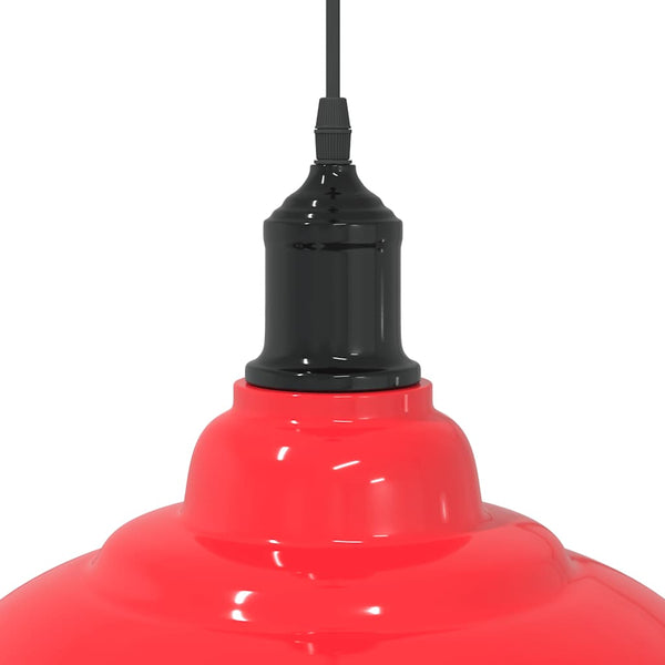 Höhenverstellbare Pendelleuchte Rot Ø 31cm