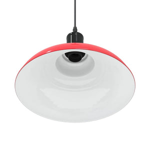 Höhenverstellbare Pendelleuchte Rot Ø 31cm