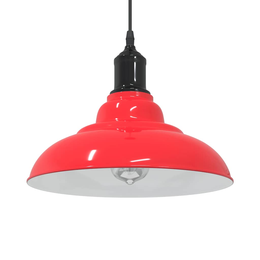 Höhenverstellbare Pendelleuchte Rot Ø 31cm