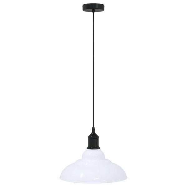 Höhenverstellbare Pendelleuchte E27 Weiß Ø 31cm