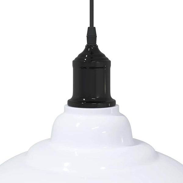 Höhenverstellbare Pendelleuchte E27 Weiß Ø 31cm