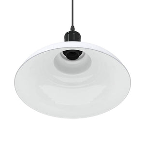 Höhenverstellbare Pendelleuchte E27 Weiß Ø 31cm
