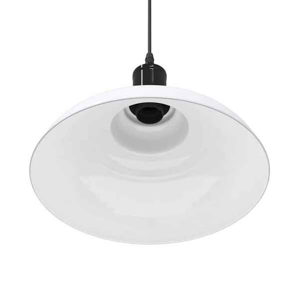 Höhenverstellbare Pendelleuchte E27 Weiß Ø 31cm
