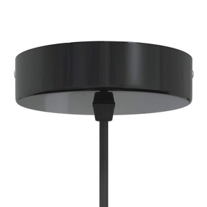 Höhenverstellbare Pendelleuchte E27 Schwarz Ø 22cm