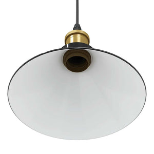 Höhenverstellbare Pendelleuchte E27 Schwarz Ø 22cm