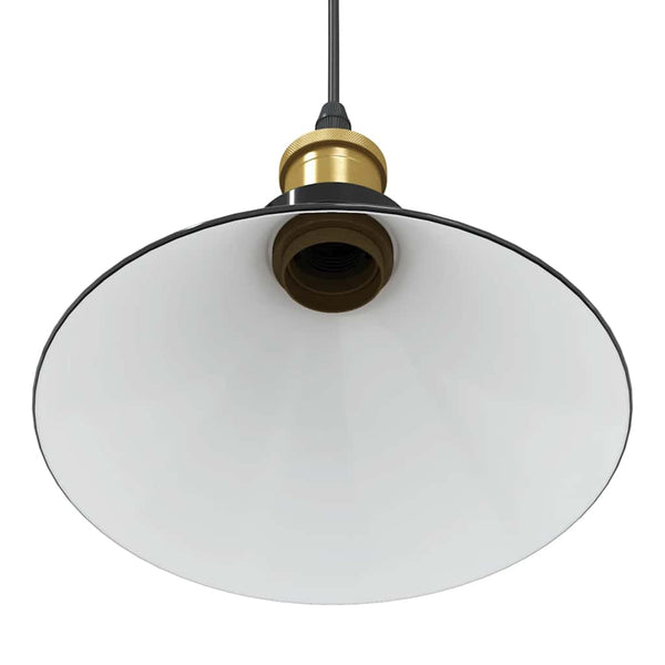 Höhenverstellbare Pendelleuchte E27 Schwarz Ø 22cm