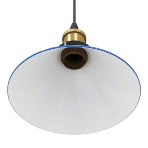 Höhenverstellbare Pendelleuchte Dunkelblau Ø 22cm