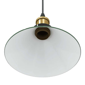 Höhenverstellbare Pendelleuchte E27 Grün Ø 22cm