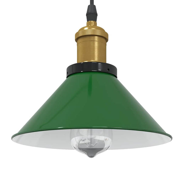 Höhenverstellbare Pendelleuchte E27 Grün Ø 22cm
