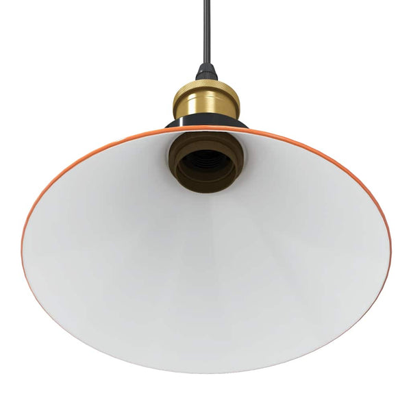 Höhenverstellbare Pendelleuchte Orange Ø22cm