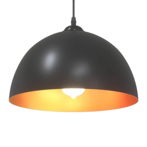 Höhenverstellbare Pendelleuchten, 2er Set, Schwarz
