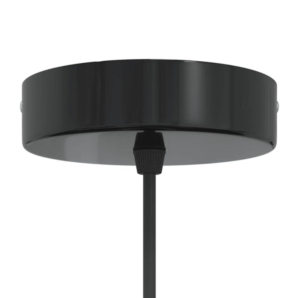 Höhenverstellbare Pendelleuchten, 2er Set, Schwarz