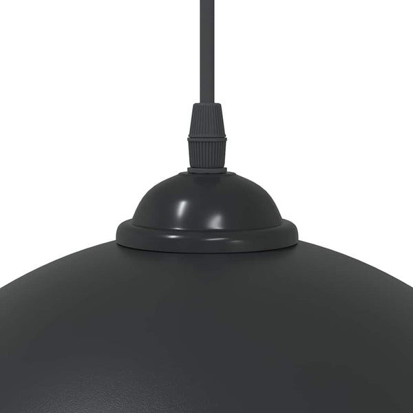 Höhenverstellbare Pendelleuchten, 2er Set, Schwarz