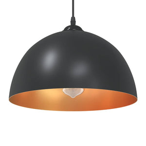 Höhenverstellbare Pendelleuchten, 2er Set, Schwarz