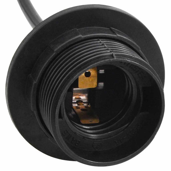 Schwarze Pendelleuchte mit 5 E27 Fassungen