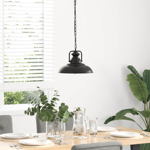 Schwarze Pendelleuchte E27 Ø 31cm