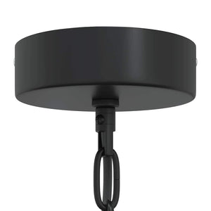 Schwarze Pendelleuchte E27 Ø 31cm