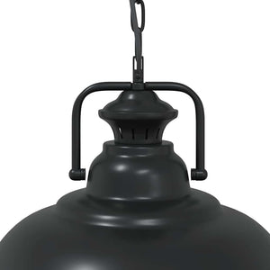 Schwarze Pendelleuchte E27 Ø 31cm