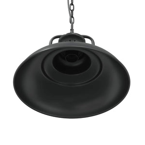 Schwarze Pendelleuchte E27 Ø 31cm