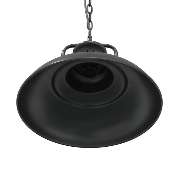 Schwarze Pendelleuchte E27 Ø 31cm