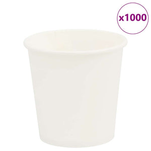 Weiße Pappbecher, 100 ml, 1000 Stk.
