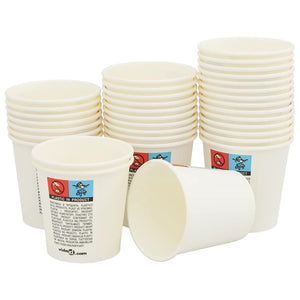 Weiße Pappbecher, 100 ml, 1000 Stk.