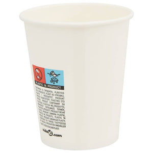 Weiße Pappbecher, 200ml, 1000 Stück