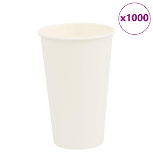 Weiße Pappbecher 400ml - 1000 Stk.