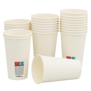 Weiße Pappbecher 400ml - 1000 Stk.