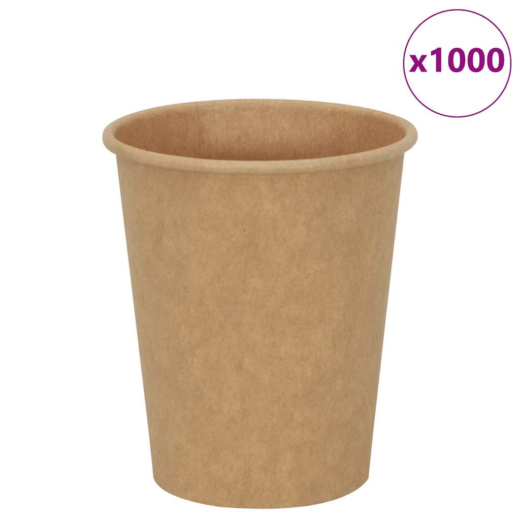 Pappbecher, 200ml, Braun, 1000 Stk.