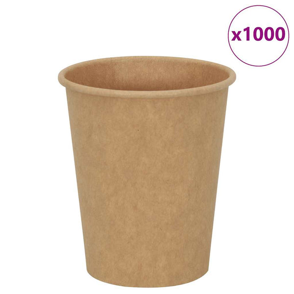 Pappbecher, 200ml, Braun, 1000 Stk.