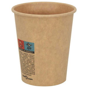 Pappbecher, 200ml, Braun, 1000 Stk.
