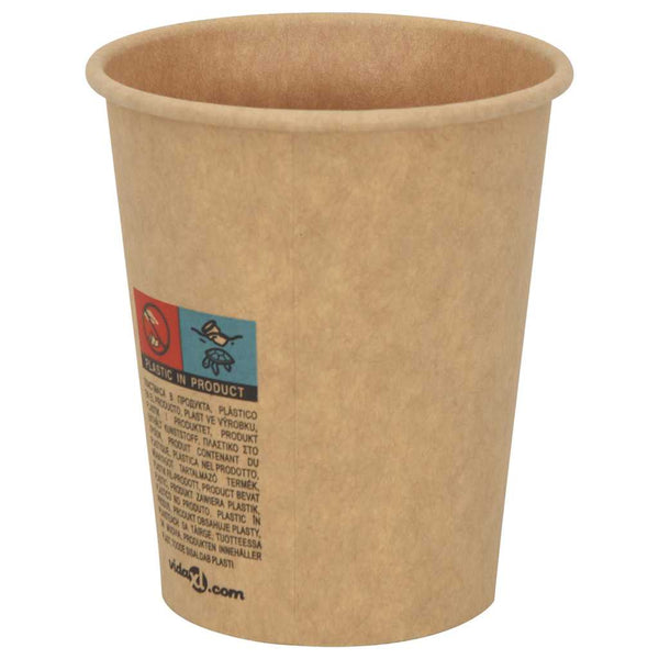 Pappbecher, 200ml, Braun, 1000 Stk.