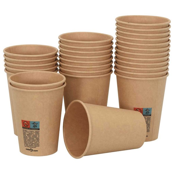 Pappbecher Braun 300ml - 1000 Stück