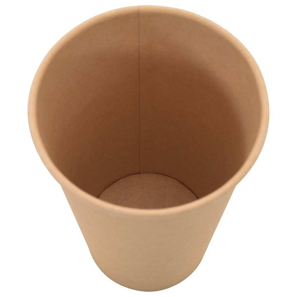 Braune Pappbecher 400ml - 1000 Stück