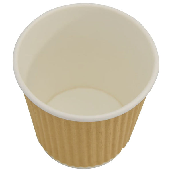 Pappbecher, 1000 Stk., 100ml, Braun