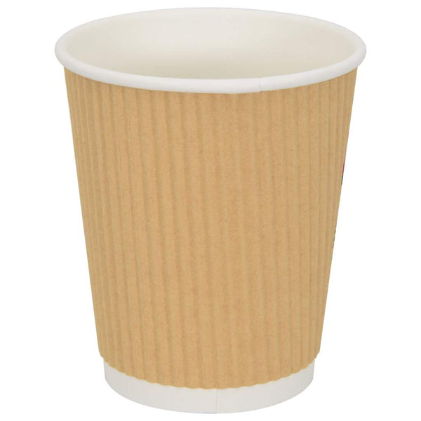 Braune Pappbecher, 200ml, 500 Stk.