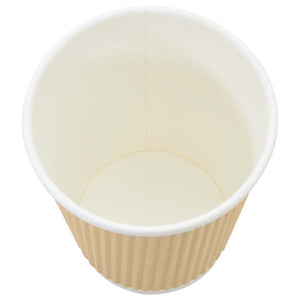 Braune Pappbecher, 200ml, 500 Stk.