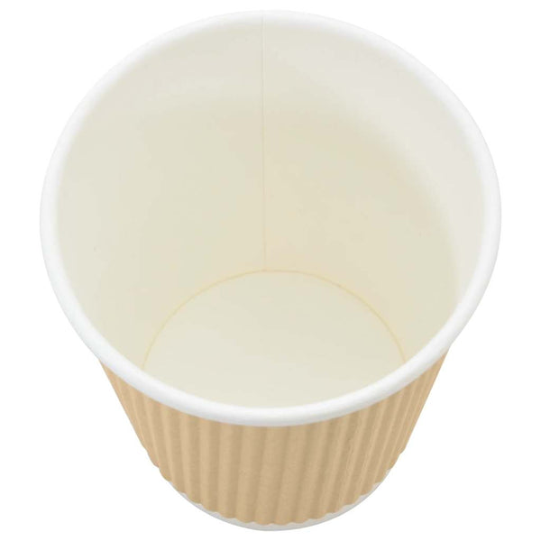 Braune Pappbecher, 200ml, 500 Stk.