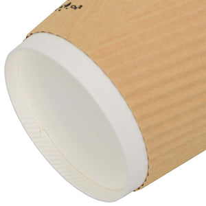 Braune Pappbecher, 200ml, 500 Stk.