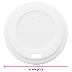 Pappbecher Deckel Ø60mm - 1000 Stück