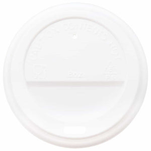 Pappbecher Deckel Ø80mm, Weiß, 1000 Stk.