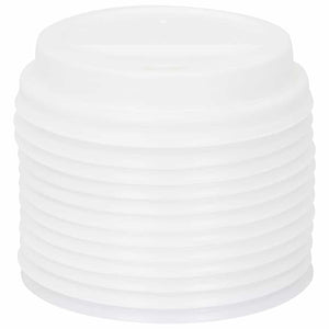 Pappbecher Deckel Ø80mm, Weiß, 1000 Stk.